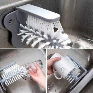 IN-SINK Dual Brush Glass Scrubber